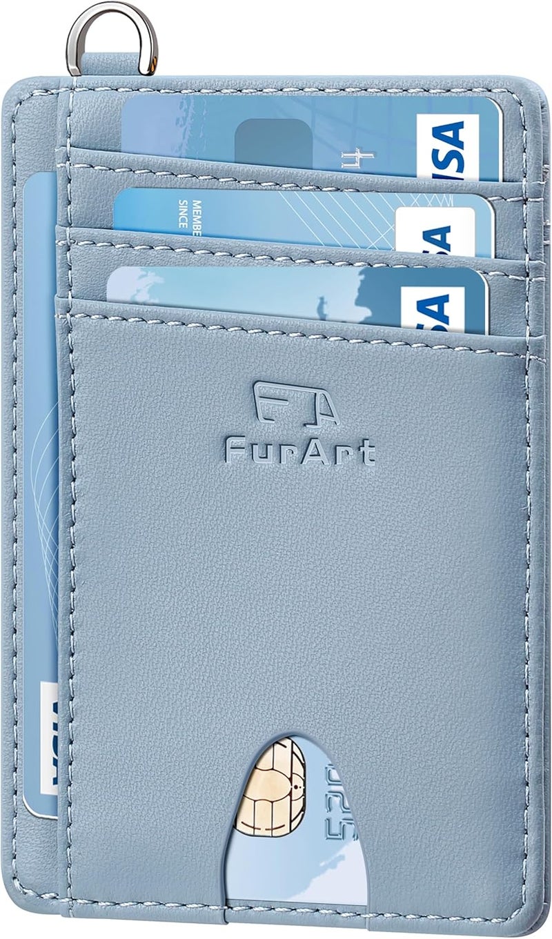 FurArt Slim Minimalist Wallet, Front Pocket Wallets, RFID Blocking, Credit Card Holder for Men - Image 1